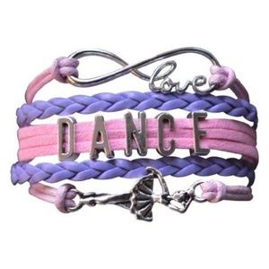Girls Dance Bracelet - Purple & Pink